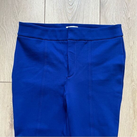 Anthropologie Essential Slim Knit Pants Trousers Cobalt Royal Blue Size 10 - Picture 6 of 15